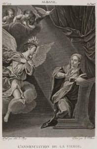 The Annunciation of the Virgin, after Francesco Albani - 1802-1815 by Denis Sebastien Leroy