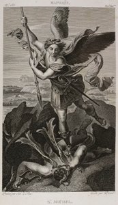 Saint Michael, after Raphael - 1802-1815 by Denis Sebastien Leroy