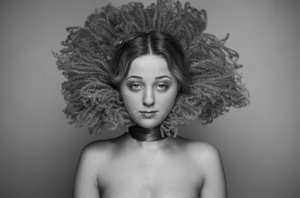 Serene Foliage Portrait