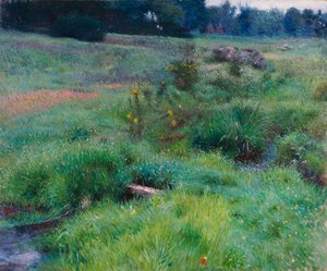 The Brook at Medfield by Dennis Miller Bunker