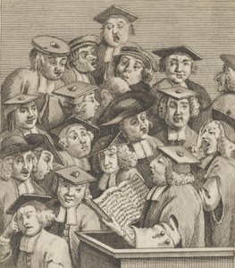 Scholars at a Lecture, c. 1800 by Dent