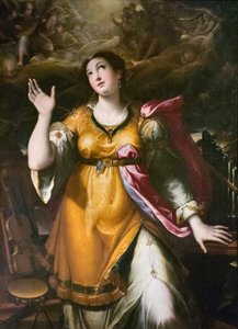 St Cecilia by Denys Calvaert or Calvart