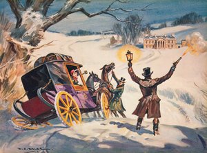 Carriage Stuck in the Snow