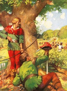 Robin and Little John Confusing the Normans