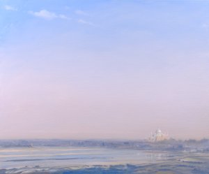 Taj Mahal from Agra Fort by Derek Hare