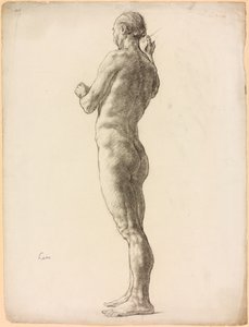 A Study of a Male Figure by Derwent Lees