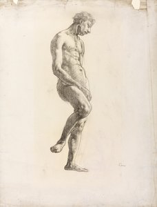 Standing Male Nude, c.1906-08 by Derwent Lees