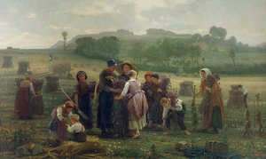 Harvesting Poppies in Picardy, 1860