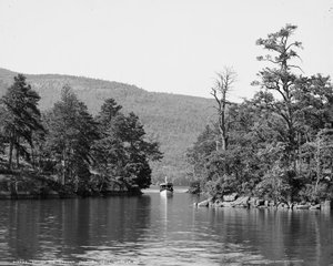 Along the Harbor Islands, Lake George, N.Y.