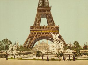 Eiffel Tower and Fountain, Exposition Universelle, Paris, France, c.1900