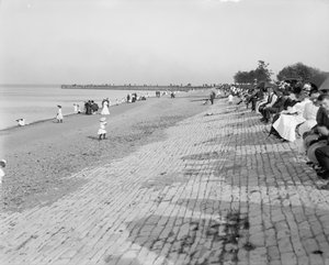 In Front of the German Building, Jackson Park, Chicago, c.1900