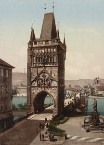Old Town Bridge Tower, Prague, 1905 by Detroit Publishing Co.