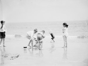 Sand castles, Coney Island, NY