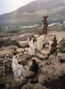 The Well of the Samaritans at Nablus, c. 1900