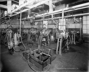 The Testing Room, Leland & Faulconer Manufacturing Company, Detroit by Detroit Publishing Co.