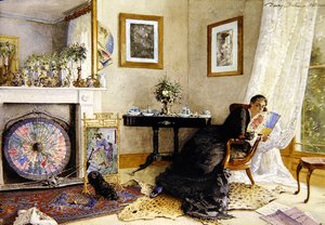 Interior with the Artist by Dewey Bates