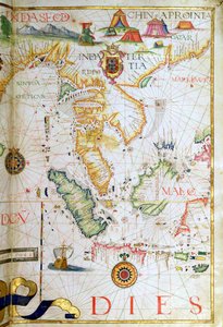 Mainland Southeast Asia, detail from a world atlas