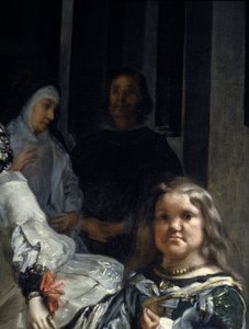 Las Meninas (detail) by Diego Rodriguez de Silva y Velazquez