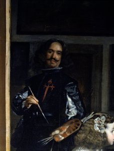 Las Meninas (detail) by Diego Rodriguez de Silva y Velazquez