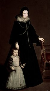 Portrait of Doña Antonia de Ipeñarrieta with a son, c.1631
