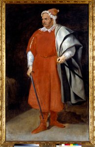 Portrait of the Cristobal Jester of Castaneda Vetu in Turkish