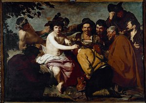 The Triumph of Bacchus or The Drunks by Diego Velázquez
