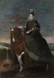 Equestrian Portrait of Margarita of Austria by Diego Velázquez