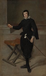 Portrait of the Jester Calabazas by Diego Velázquez