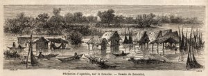 The fisheries of Apathin on the Danube by Dieudonne Auguste Lancelot