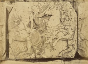 Athens - Sculptural Fragment, Parthenon Frieze