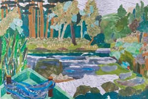 Resting on the River, 2017 by Dione Verulam