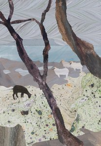 Wet day beside the sea