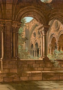 Byzantine Cloister of Tarragona by Dionisio Baixeras Verdaguer