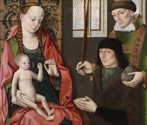 Virgin and Child with Saint Stephen and a Donor