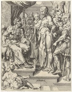 Christ before Herod (series title: The Fall and Redemption of Mankind through the Life and Passion of Christ)
