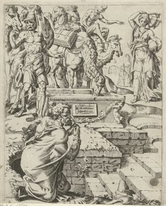 Rebecca Meets Eliezer at the Well (Isaac