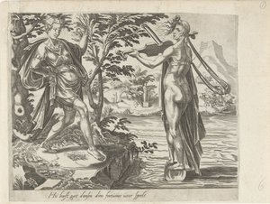 The Inconstancy of Fortune; It is Easy to Dance when Fortune Plays for You by Dirck Volckertsz. Coornhert (attributed to)