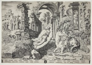 Balaam and the Angel by Dirck Volckertsz. Coornhert