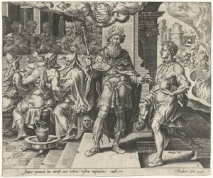 Punishment of the Man Without Wedding Garment (Parable of a Wedding Feast) by Dirck Volckertsz. Coornhert