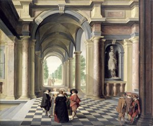 A Renaissance Hall by Dirck van Delen