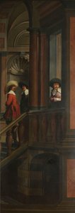 A Seven-Part Decorative Sequence: An Outdoor Stairway by Dirck van Delen