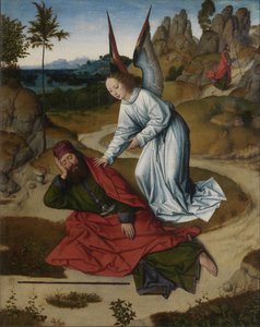 The Last Supper Altarpiece: Elijah in the Wilderness (right wing)
