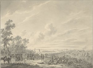 The Scheldt Fortified by French Troops by Dirk Langendijk