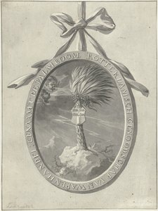 Emblem of the Rotterdam Exercise Society De Palmboom, 1785 by Dirk Langendijk