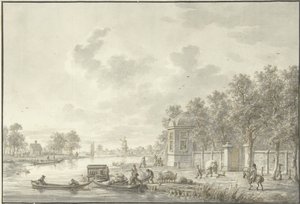 View on the Spaarne by Dirk Langendijk