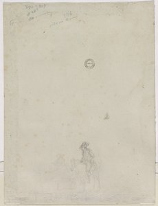 Sketch of Peasants at a Fountain by Dirk Langendyk