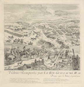 Battle of Drogheda on the Boyne, July 1, 1690 (left sheet) by Dirk Maas