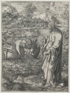 Jesus Calling to St. Peter and St. Andrew by Dirk Vellert