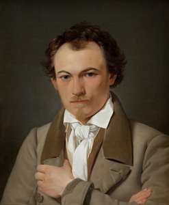 Portrait of the Scene Painter Troels Lund by Ditlev Blunck