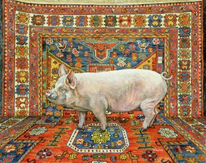 Singleton Carpet Pig by Ditz